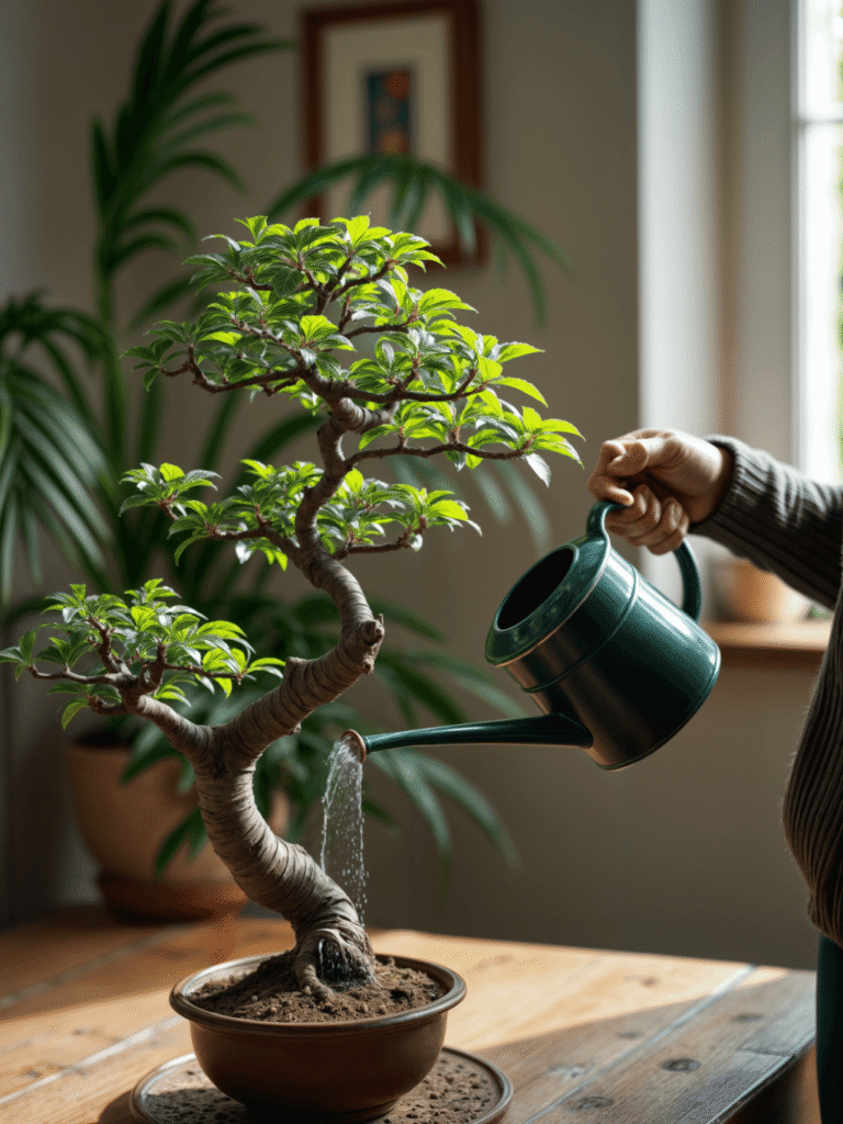 bonsai tree watering